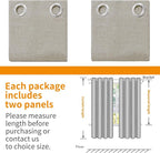 YoungsTex Linen 100% Blackout Curtains - Image 9