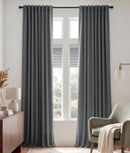 PONY DANCE Extra Long Blackout Curtains 108 inches Long by PONYDANCE