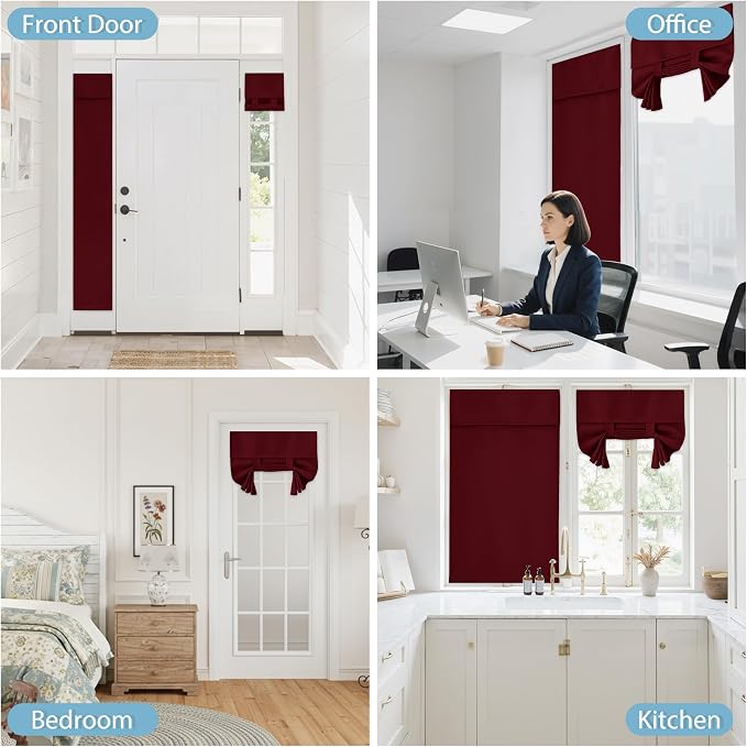RYB HOME Blackout Curtain Privacy Window Drape - Image 9