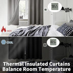 BGment Grey Blackout Curtains 84 Inches Long 2 Panels Set - Image 4