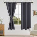 DWCN Dark Grey Blackout Curtains by DWCN