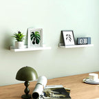 White Floating Shelves for Wall Decor, 14 in Shelf - Image 2