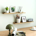 Oak Floating Shelves for Wall Decor, 24 in Shelf - Image 2