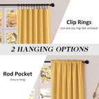 Gold Yellow Backdrop 5FT x 9FT Curtains - Image 2