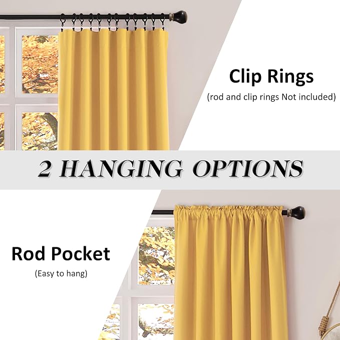 Gold Yellow Backdrop 5FT x 9FT Curtains - Image 2