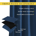 NICETOWN Blackout 78 inch Curtains - Image 4
