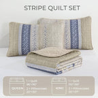 Cottolester Queen Quilt Bedding Set, All Seasons Microfiber Boho Quilt Set - Image 8