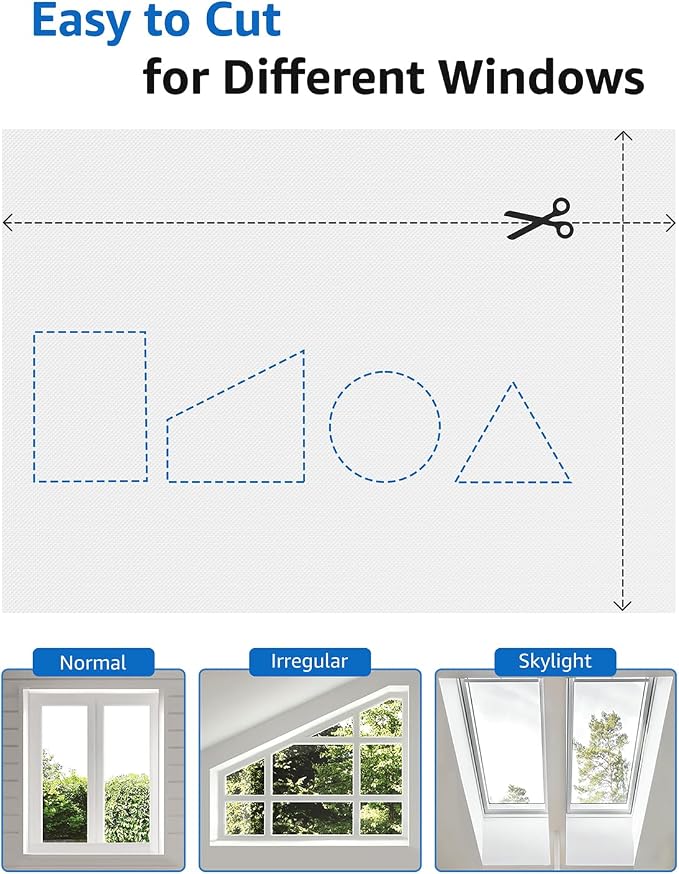 Blackout Curtains Portable 42”x60” No Drill Black Out Window Cover | 100% - Image 4