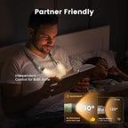Glocusent Reading Light LED Neck Light, 80-hr Rechargeable Book Light | - Image 6
