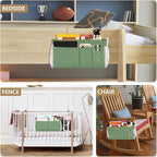 DOMIKING Sage Green Bedside Caddy - Image 8
