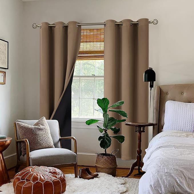 BGment Total Thermal Insulated 100% Blackout Curtains - Image 2