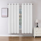 Joydeco Curtains 72 Inches Long 2 Panels Set, Thermal Insulated Long Curtains& by JOYDECO