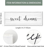 Sweet Dreams Wall Decor Above Bed 41.3''×15'' Large Farmhouse Wall Decor - Image 2