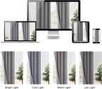 XWZO 100% Blackout Curtain Panels - Image 8