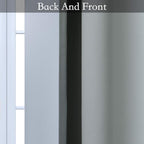 SimpleHome Ombre Grey to Grey White Curtains - Image 6