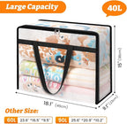 BlissTotes Moving Bags 40L 6PCS, Transparent Containers - Image 4