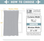 ChrisDowa Blackout Curtain 70 Inch Wide - Image 5