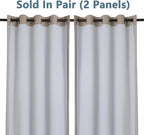 Chyhomenyc 2 Panels 100% Blackout Curtain Liners, Each 50" Wx80 L | 100% - Image 6
