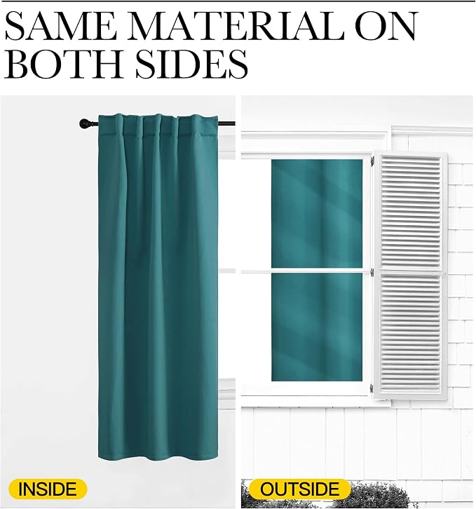 NICETOWN Bedroom Blackout Curtain Panels - Image 6