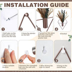 Jexine 8 Pcs Hanging Planters - Image 3