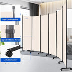 Room Divider 6FT 6 Panel Folding Privacy Screen - Image 6