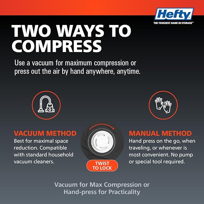 Hefty MAX Shrink-Pak Vacuum Seal Storage Bags - Image 3