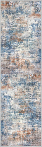 Abstract Runner Rug 2x7 Ft Washable Runners - Image 10