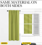 NICETOWN Green Curtains Blackout Drape Panels - Image 6