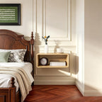 Floating Nightstand, Wall Mounted Bedside Table Wood Bedside Shelf Floating - Image 5
