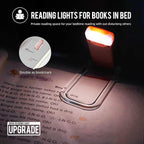 EGWASER Book Light for Reading in Bed, USB Rechargeable Clip on Book Lights - Image 7