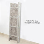COTTON CRAFT Room Divider Wood Screen - Image 7