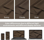 Blackout Curtains/Drapes 105 Inches Long, 2 Panels, 52x105 | Light Blocking - Image 5