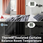 BGment Thermal Insulated 100% Blackout Curtains 84 Inch Length 2 Panels - Image 4