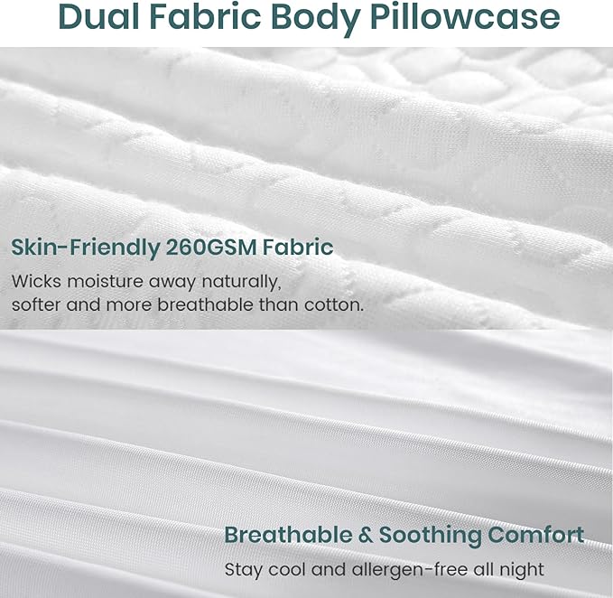 Extra Long Body Pillow Memory Foam 160x50cm – Body Pillows - Image 6