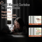 Light Grey Linen Blackout Curtains 80" Long Each 38 Wide 2 Panels | Thermal - Image 3
