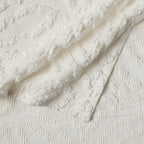 Beatrice Home Fashions Wedding Ring Chenille Bedspread, Ivory + 2 Wedding Ring - Image 4