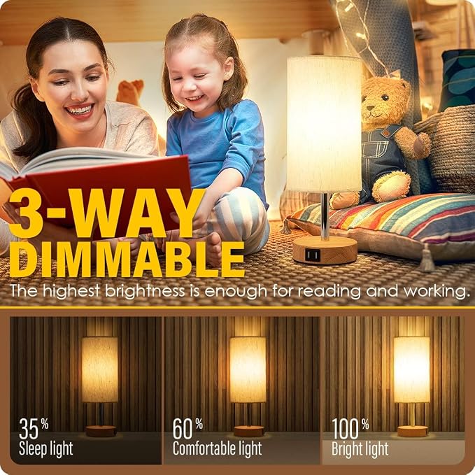 Yarra-Decor Bedside Table Lamp - Image 2