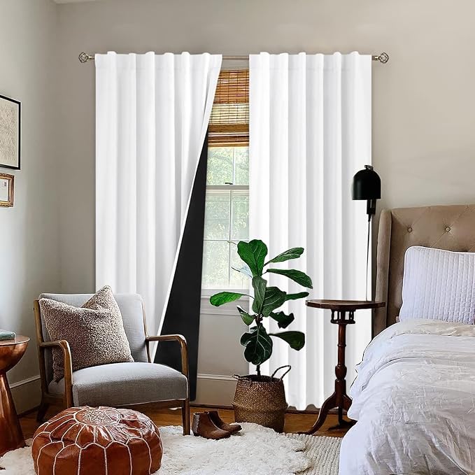 BGment 100% Blackout 80 Inch Curtains - Image 9