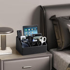 PU Leather Desk Organizer, Remote Control Holder, Office Desk Accessories - Image 6