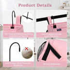 Surblue Bedside Organizer with Hook Caddy Hanging Storage Bag with Adjustable - Image 5