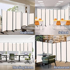 Room Divider 6 Panel-176''Wide Folding Privacy Screen, Large Partition Wall | - Image 7