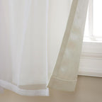 TOWN & COUNTRY LUXE Talia Double Layer Indoor Curtains, Sheer and Room - Image 2