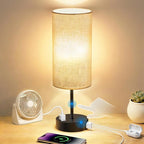 Table Lamp for Nightstand, High-Sensitivity Touch, 3-Level Dimmable Bedside Lamp by Unknown