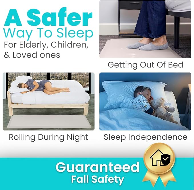 Vive Fall Mat - 72" x 24" Bedside Fall Safety Protection Mat - Image 5