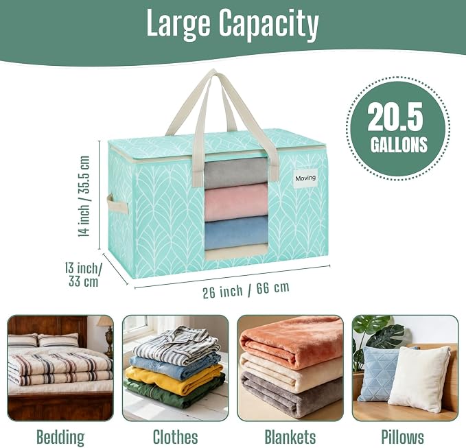 VENO Moving Bags, Wide Open Top, 8 Pack | Moving boxes Alternative, Heavy Duty - Image 3