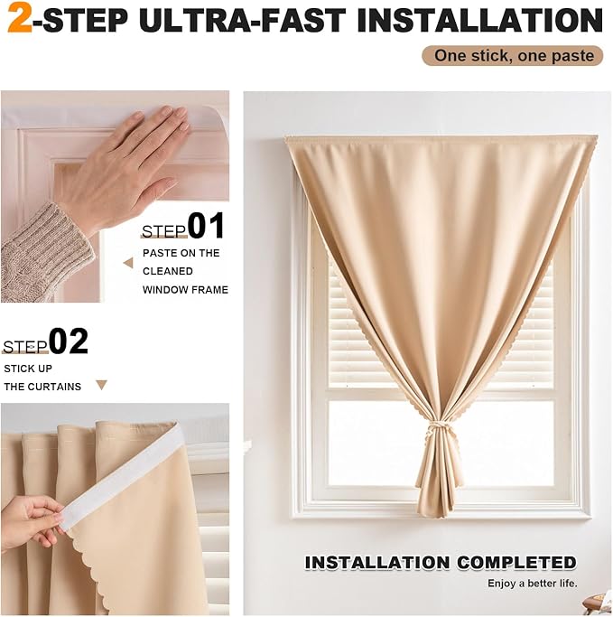 Self Adhesive Blackout Curtains - Image 2