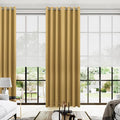KOUFALL 96 Inches Long Curtains 2 Panel Set, Elegant Blackout Thermal Room by KOUFALL