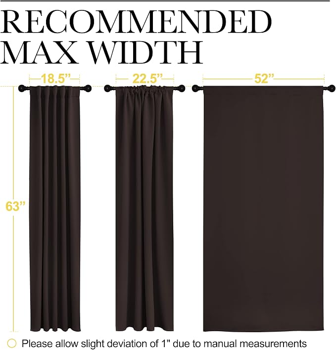 NICETOWN Blackout Curtains for Small Windows - Image 8