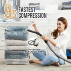 TAILI 8 Pack Cube Vacuum Storage Bags, Jumbo Size, Comforters and Blankets - Image 4