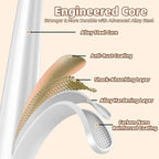 Room Divider, Tension Curtain Rod No Drilling, 4-10ft 28-70inch Wall Divider - Image 6